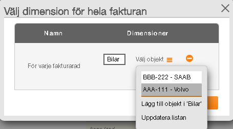 Aktivera tjänsten efaktura